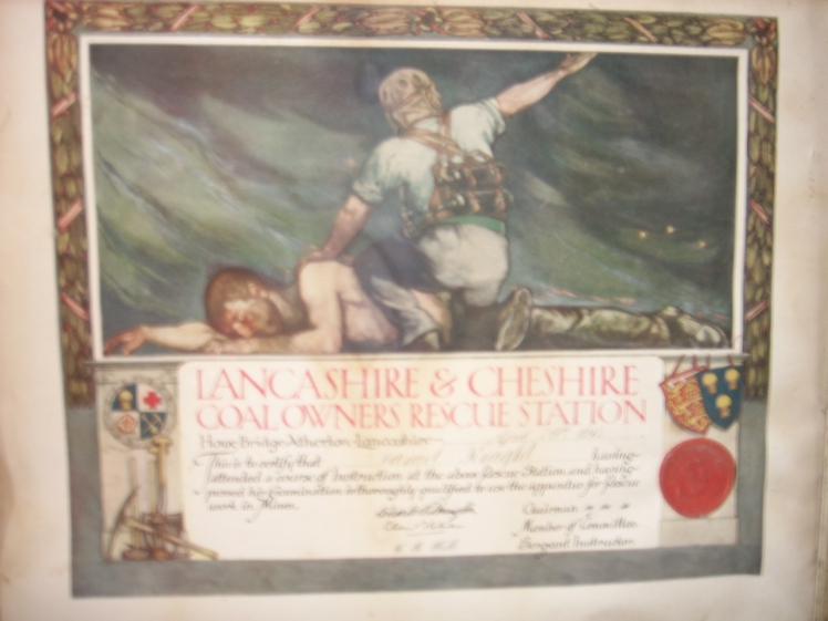 Mine Rescue Certificate